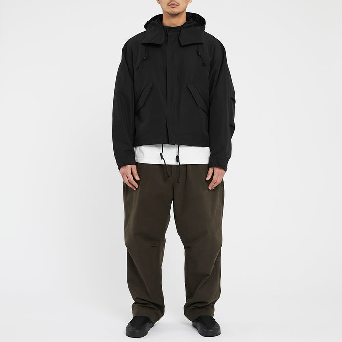 Chopped Fish Jacket - Black Organic Cotton / Recycled Nylon WR