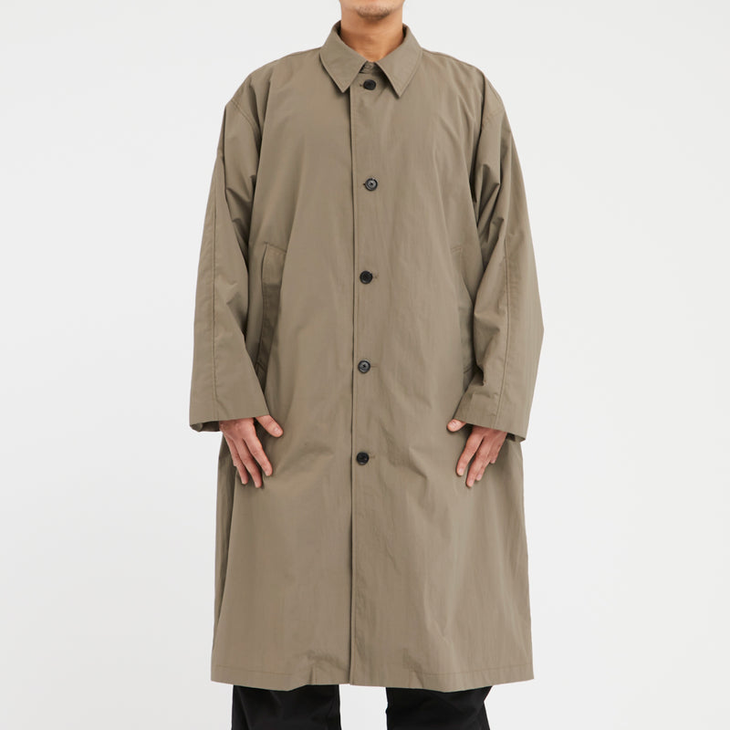 Mountain Trench Coat - Smokey Taupe Recycled Nylon WR