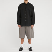 Scribe Shirt - Translucent Black Cotton