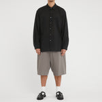 Scribe Shirt - Translucent Black Cotton