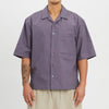 Aloha Shirt - Aubergine Cotton