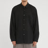 Scribe Shirt - Translucent Black Cotton