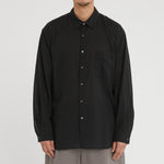 Scribe Shirt - Translucent Black Cotton