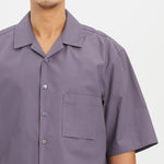 Aloha Shirt - Aubergine Cotton