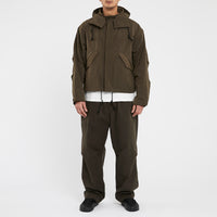 Chopped Fish Jacket - Moss Brown Cotton / Nylon WR