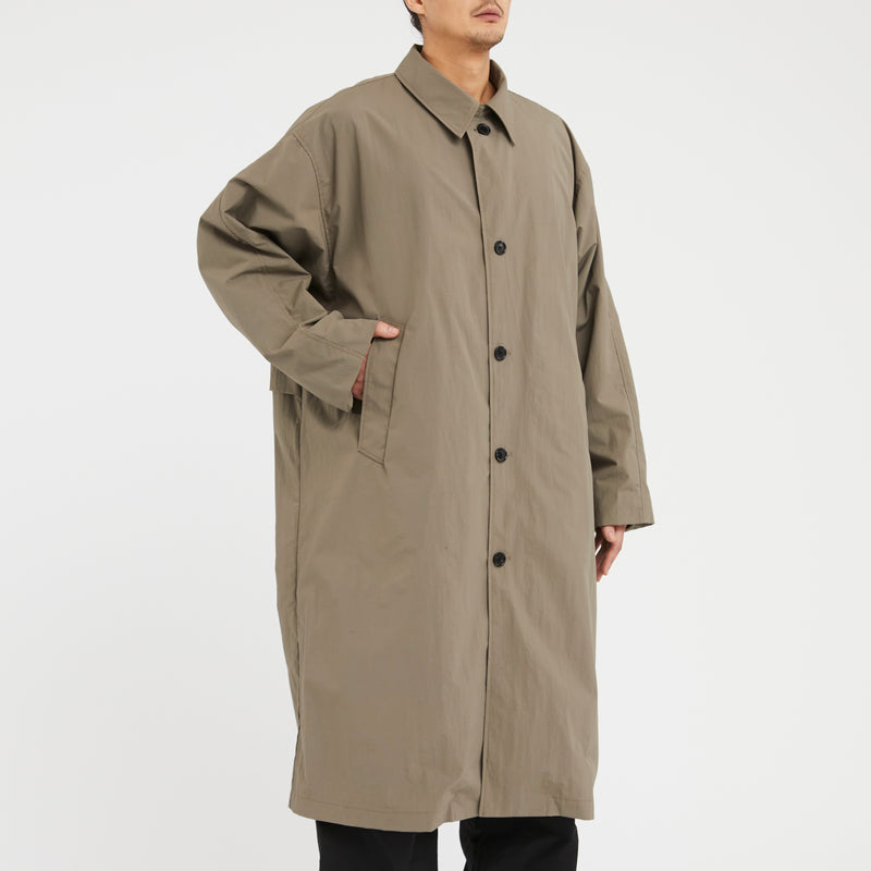 Mountain Trench Coat - Smokey Taupe Recycled Nylon WR