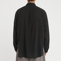 Scribe Shirt - Translucent Black Cotton