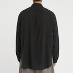 Scribe Shirt - Translucent Black Cotton