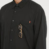Scribe Shirt - Translucent Black Cotton