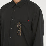 Scribe Shirt - Translucent Black Cotton