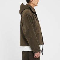Chopped Fish Jacket - Moss Brown Cotton / Nylon WR