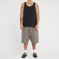 Tank Top - Black Linen