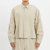 Mechanic Shirt/Jacket - Oatmeal Linen / Cotton