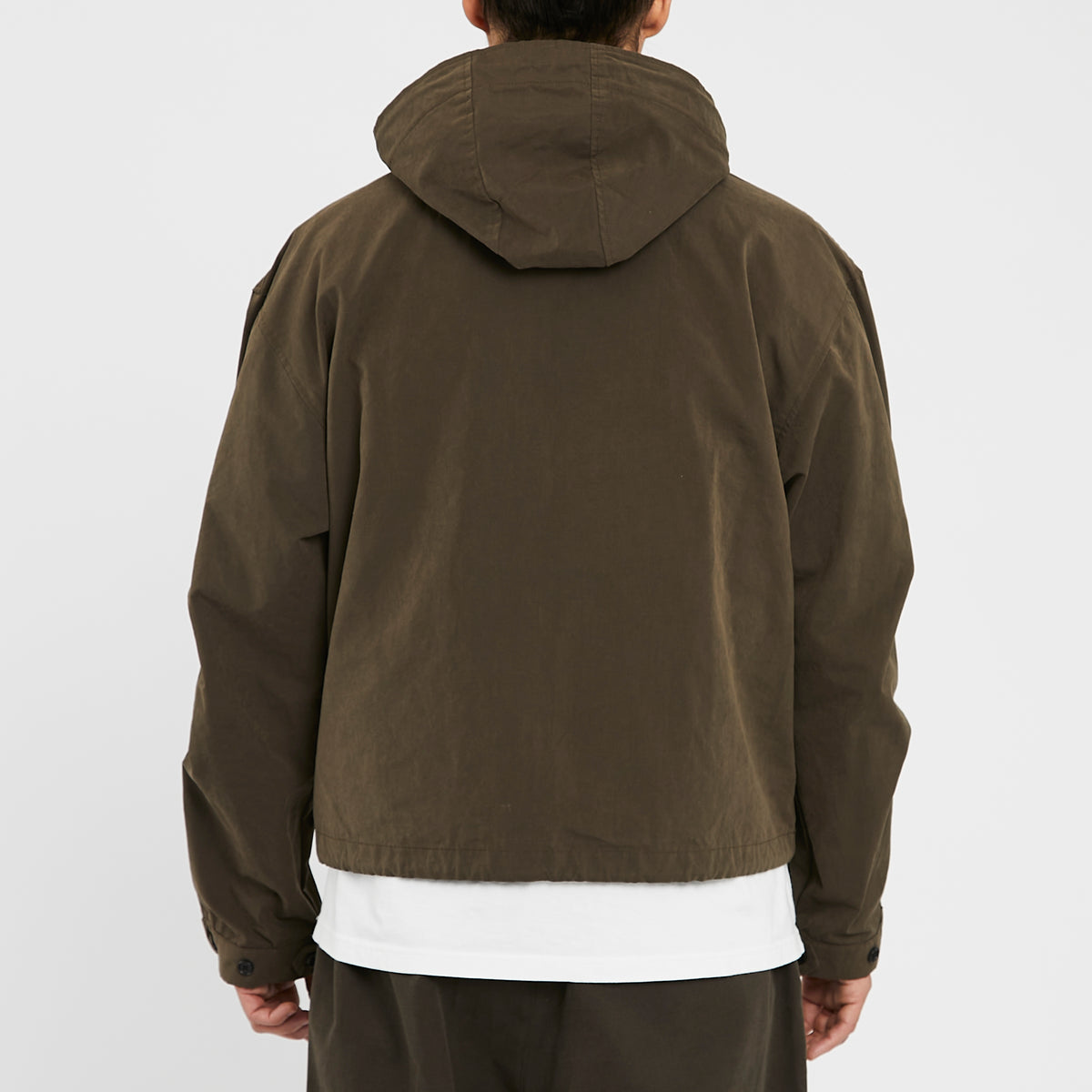 Chopped Fish Jacket - Moss Brown Cotton / Nylon WR