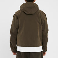 Chopped Fish Jacket - Moss Brown Cotton / Nylon WR