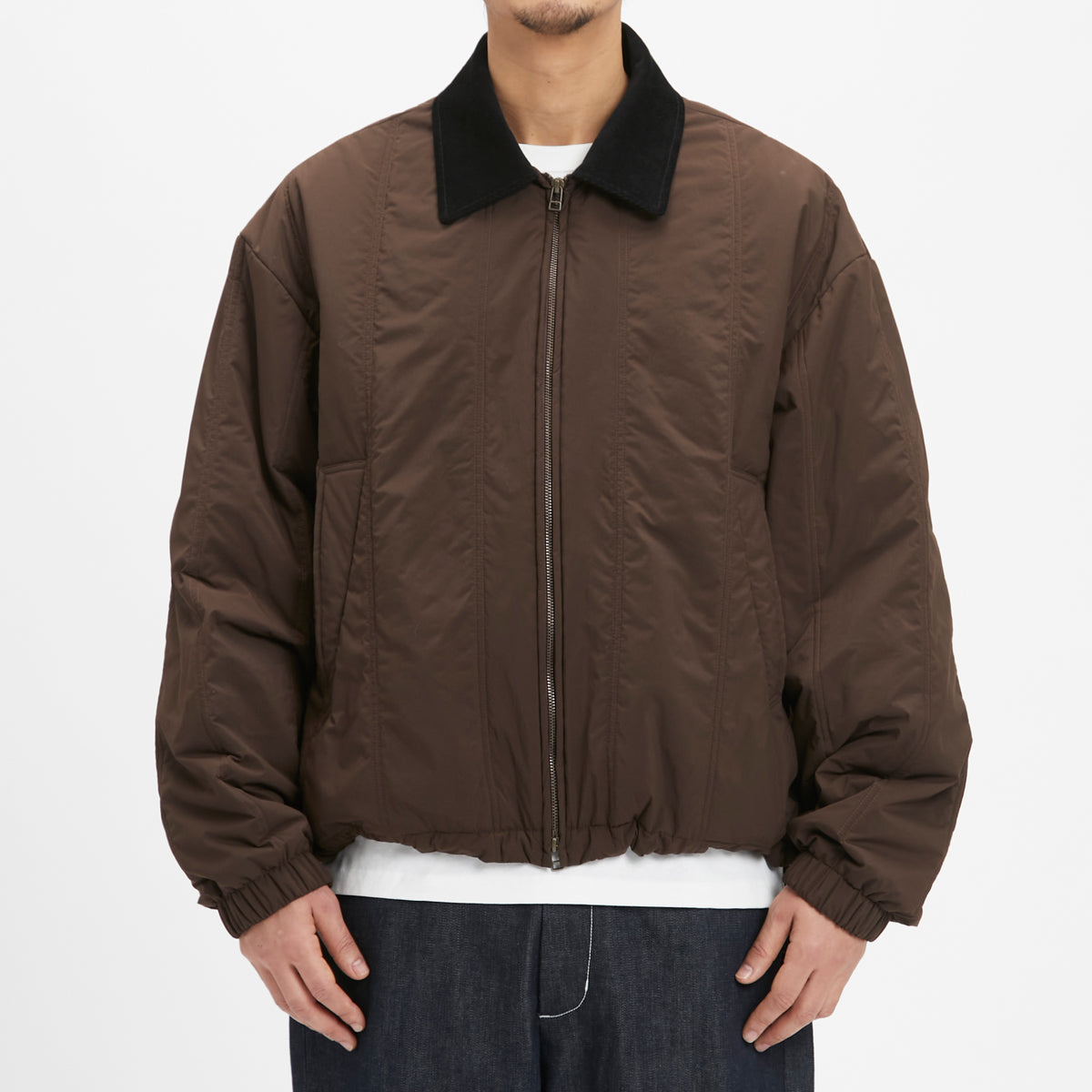 Field Jacket - Brown Quilted Recycled Nylon WR