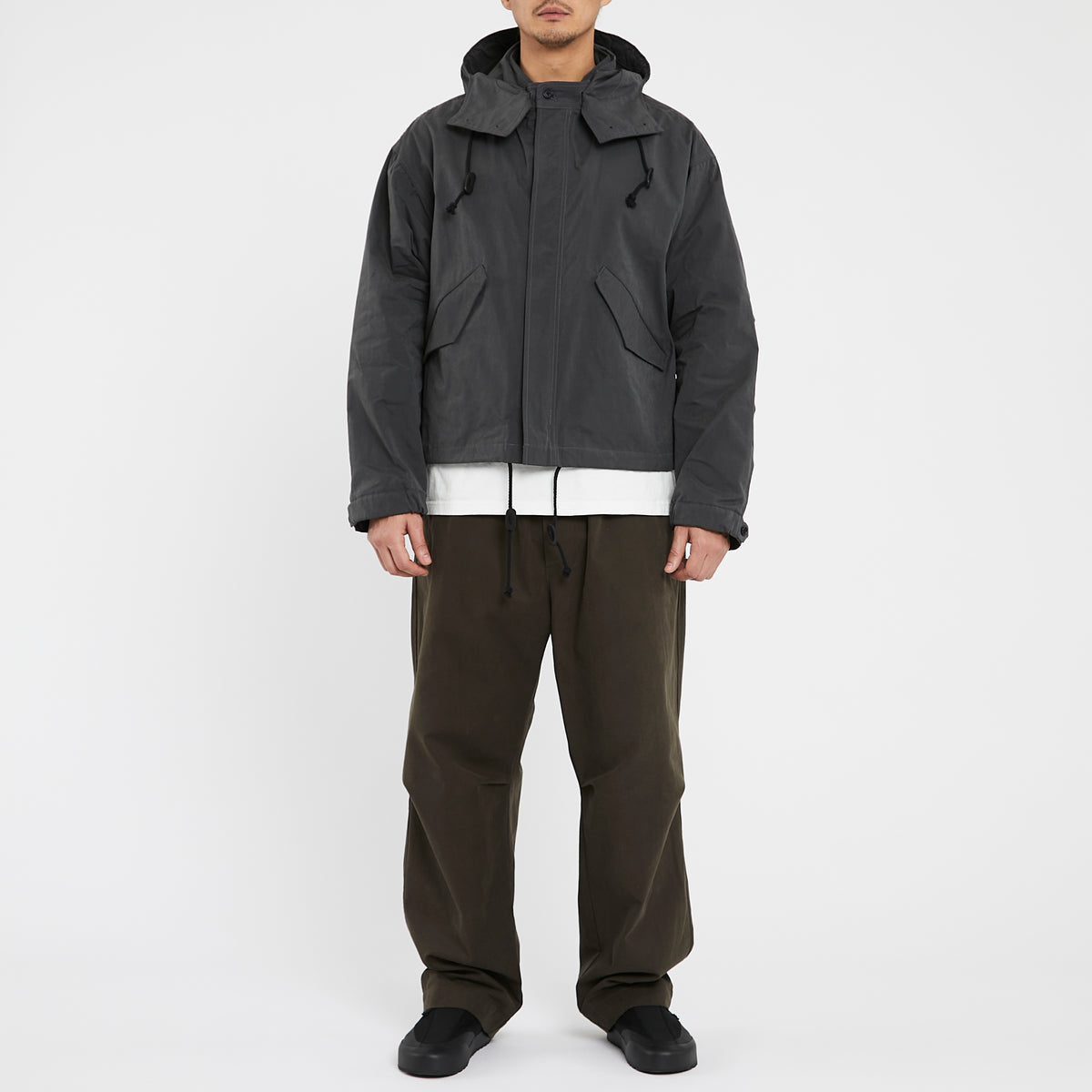Chopped Fish Jacket - Grey Cotton / Nylon WR
