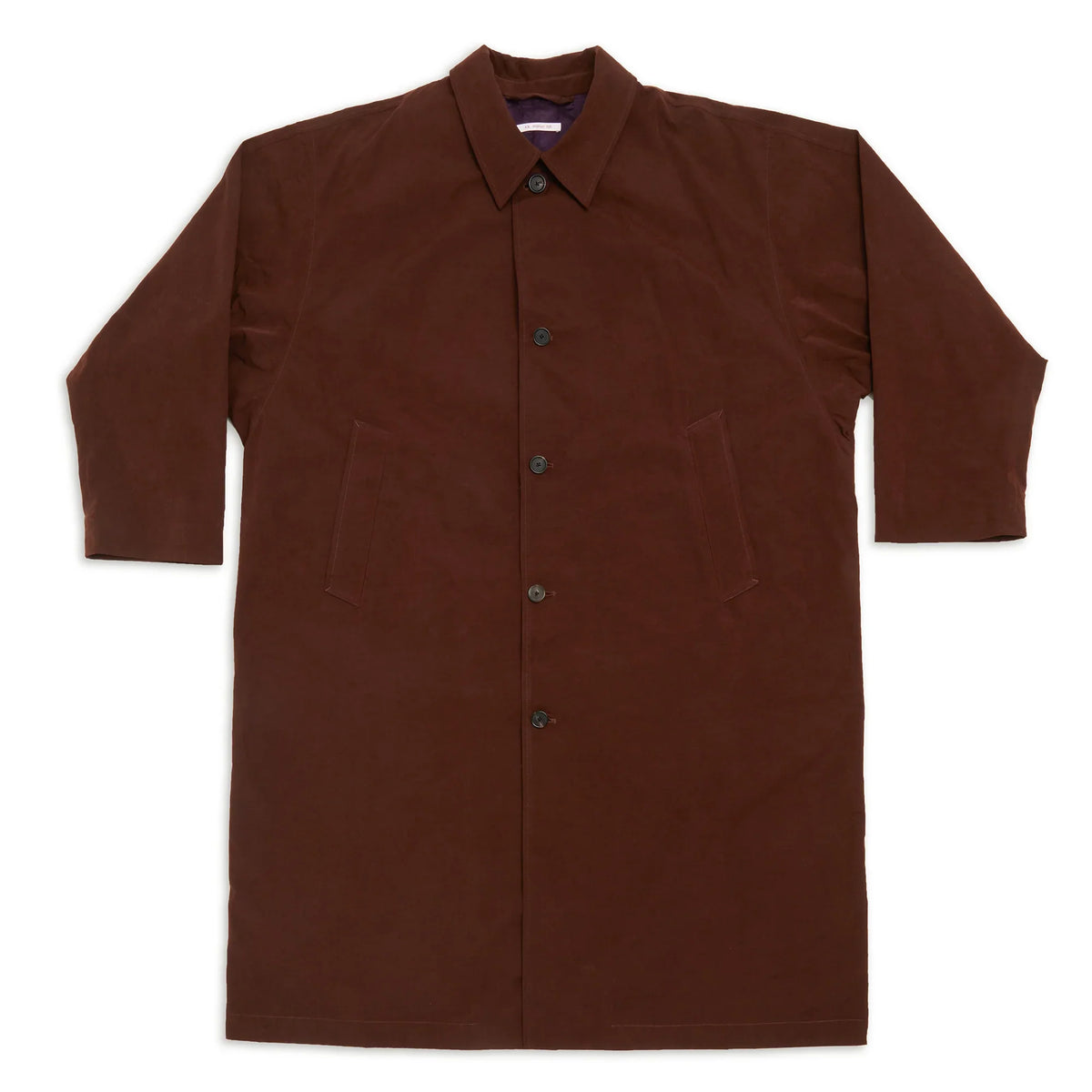 Mountain Trench Coat - Brown Waxed Cotton/Nylon WR