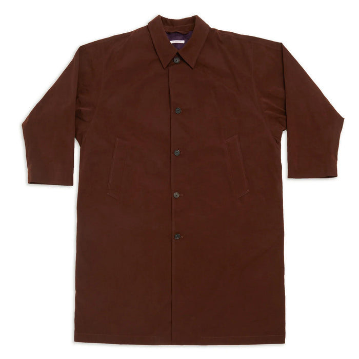Mountain Trench Coat - Brown Waxed Cotton/Nylon WR