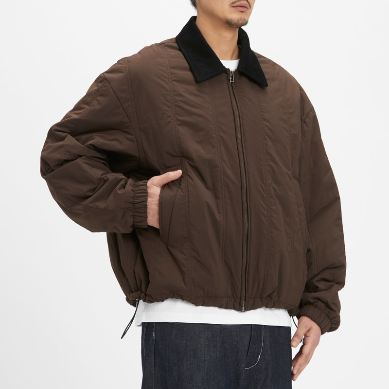 Field Jacket - Brown Quilted Recycled Nylon WR