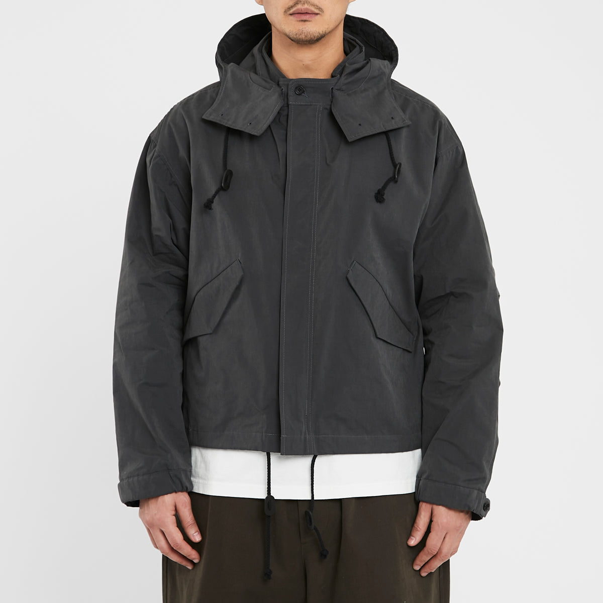 Chopped Fish Jacket - Grey Cotton / Nylon WR