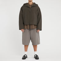 Ridge Jacket - Navy/Tan/Green Dobby Plaid Organic Cotton