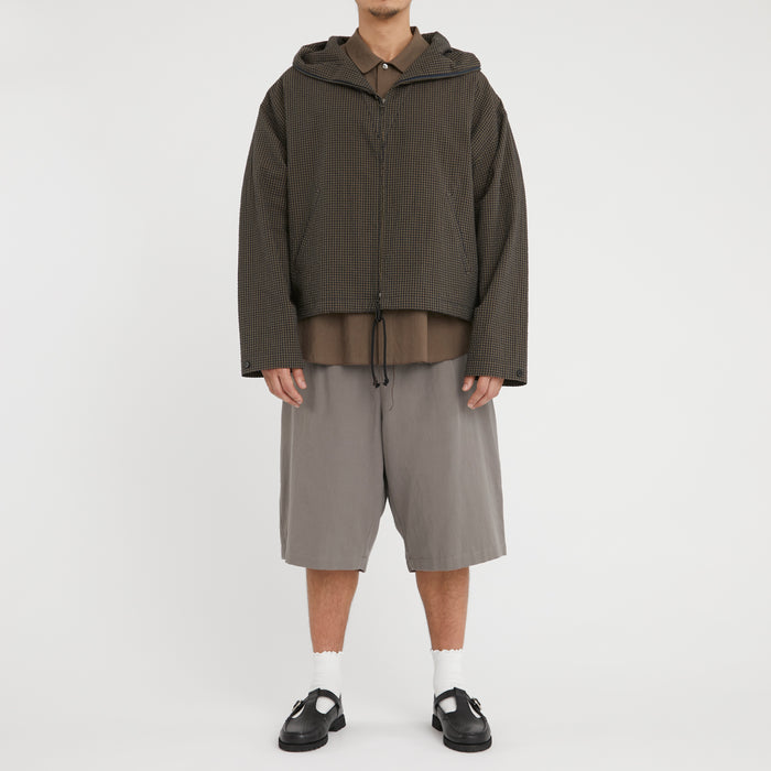 Ridge Jacket - Navy/Tan/Green Dobby Plaid Organic Cotton