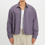 Mechanic Shirt/Jacket - Aubergine Cotton