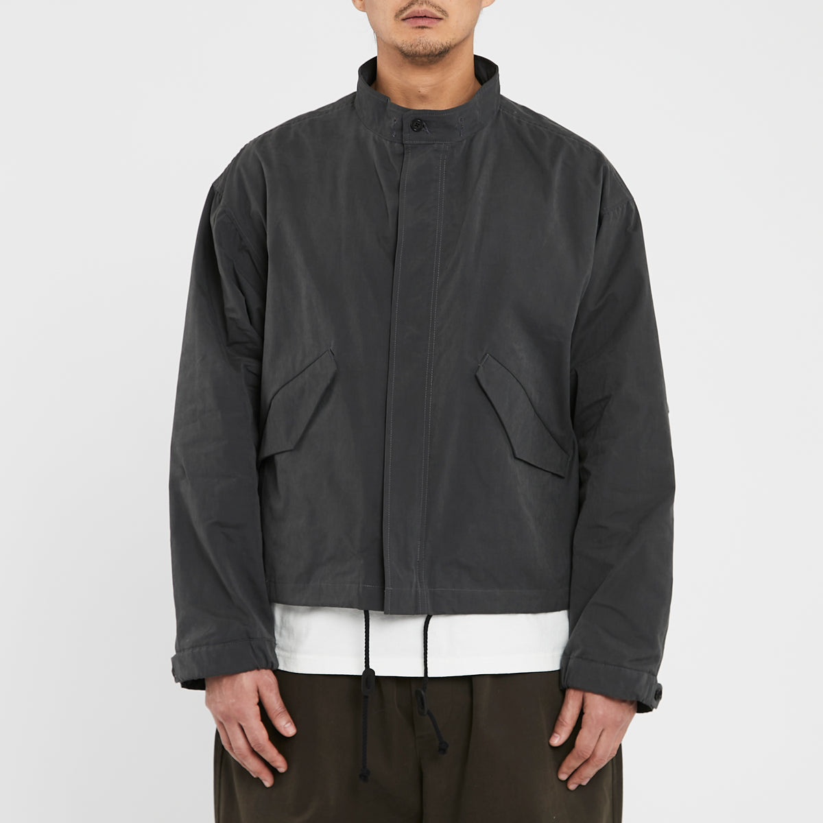 Chopped Fish Jacket - Grey Cotton / Nylon WR