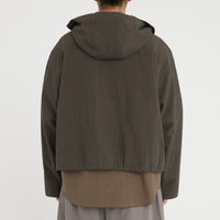 Ridge Jacket - Navy/Tan/Green Dobby Plaid Organic Cotton