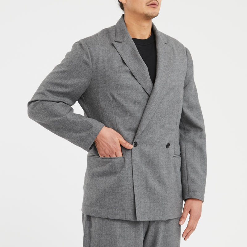 Darwin Blazer - Grey Wool