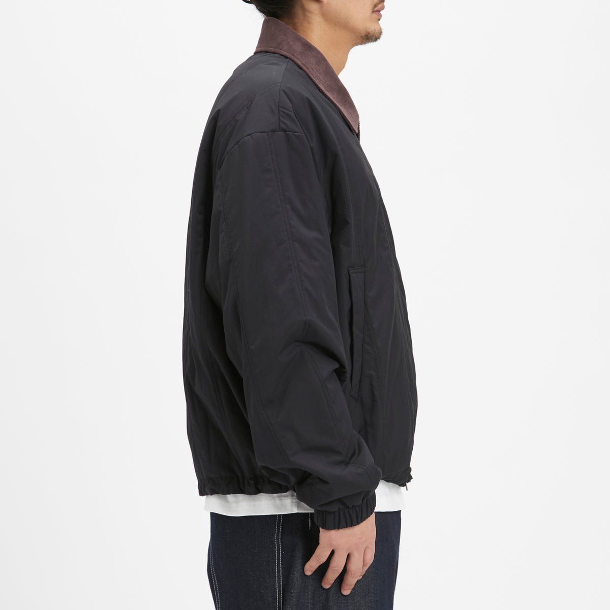 Field Jacket - Black Quilted Recycled Nylon WR