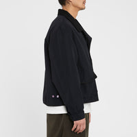 Bog Jacket - Dark Navy Organic Cotton / Recycled Nylon WR