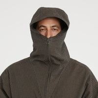 Ridge Jacket - Navy/Tan/Green Dobby Plaid Organic Cotton