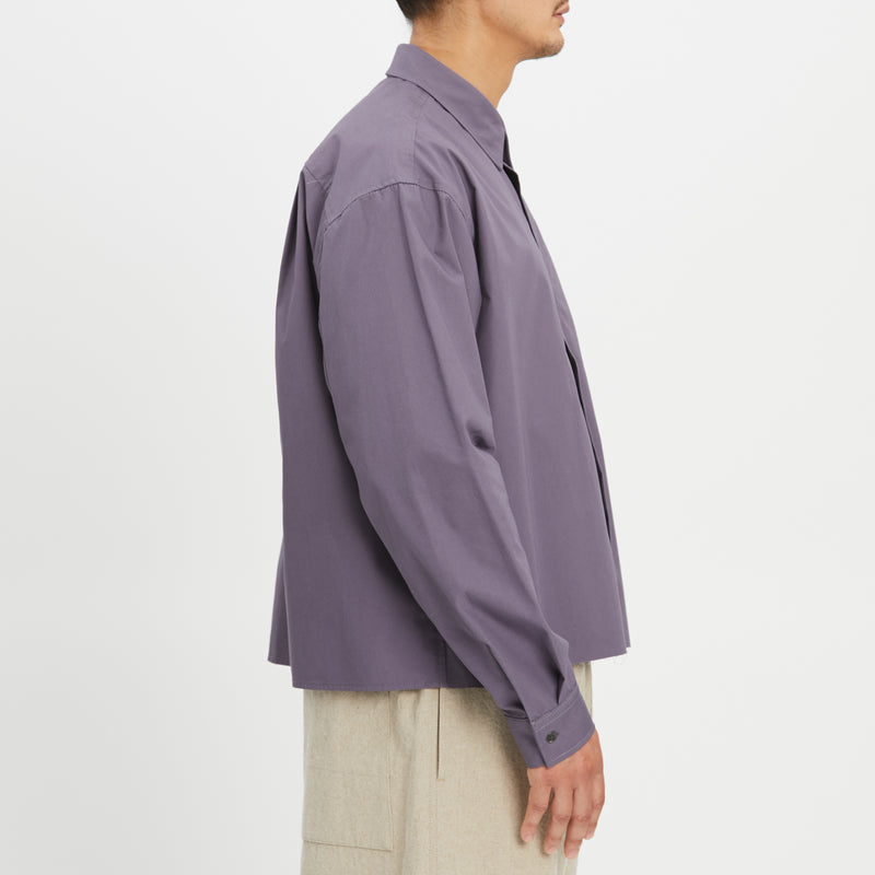 Mechanic Shirt/Jacket - Aubergine Cotton