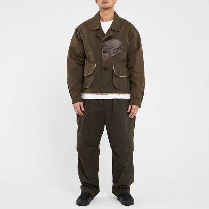 Bog Jacket - Moss Brown Cotton / Nylon WR