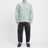 Park Shirt/Jacket - Smoky Blue Plaid Organic Cotton