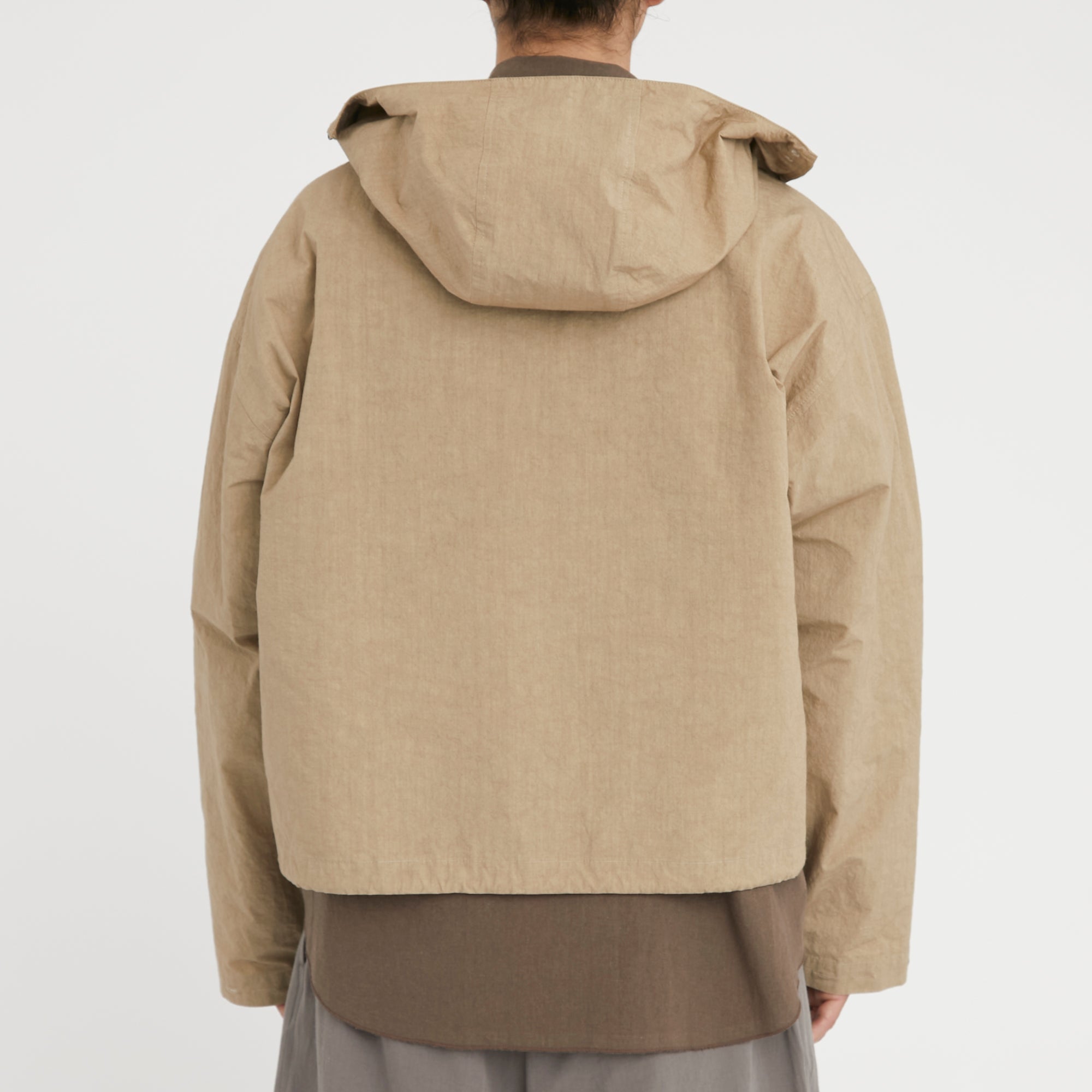 Ridge Jacket in Tan Cotton Nylon | s.k. manor hill