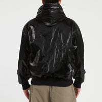 Slog Jacket - Black Rubberized Viscose/Cotton