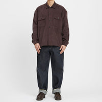 Park Shirt/Jacket - Brown Cotton Corduroy