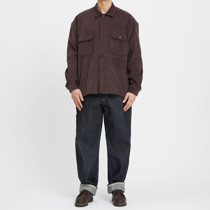 Park Shirt/Jacket - Brown Cotton Corduroy