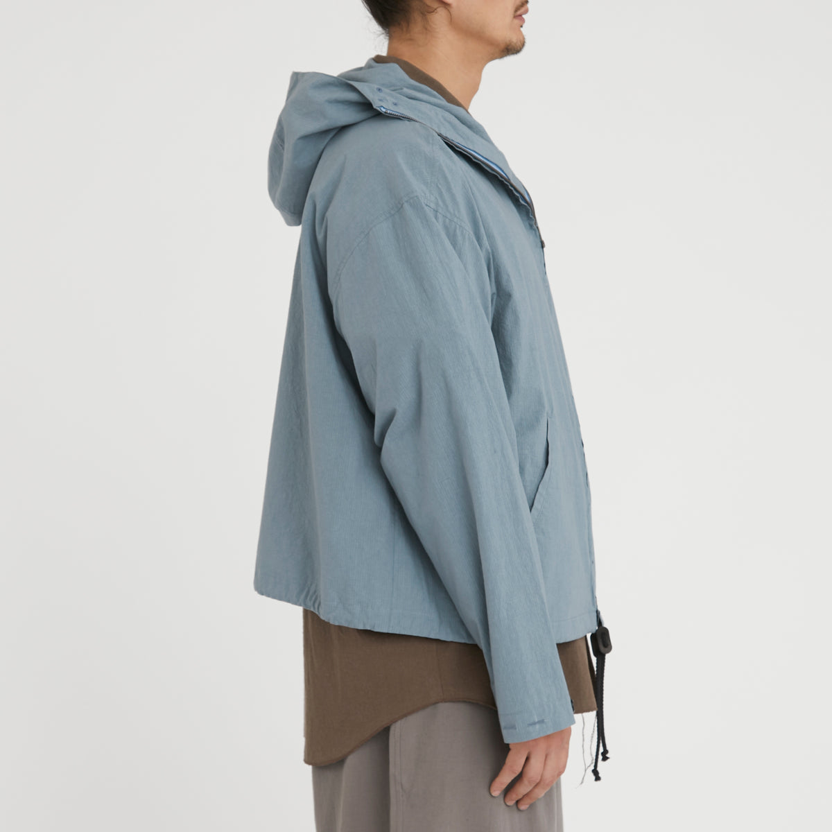 Ridge Jacket - Slate Blue Organic Cotton Ripstop
