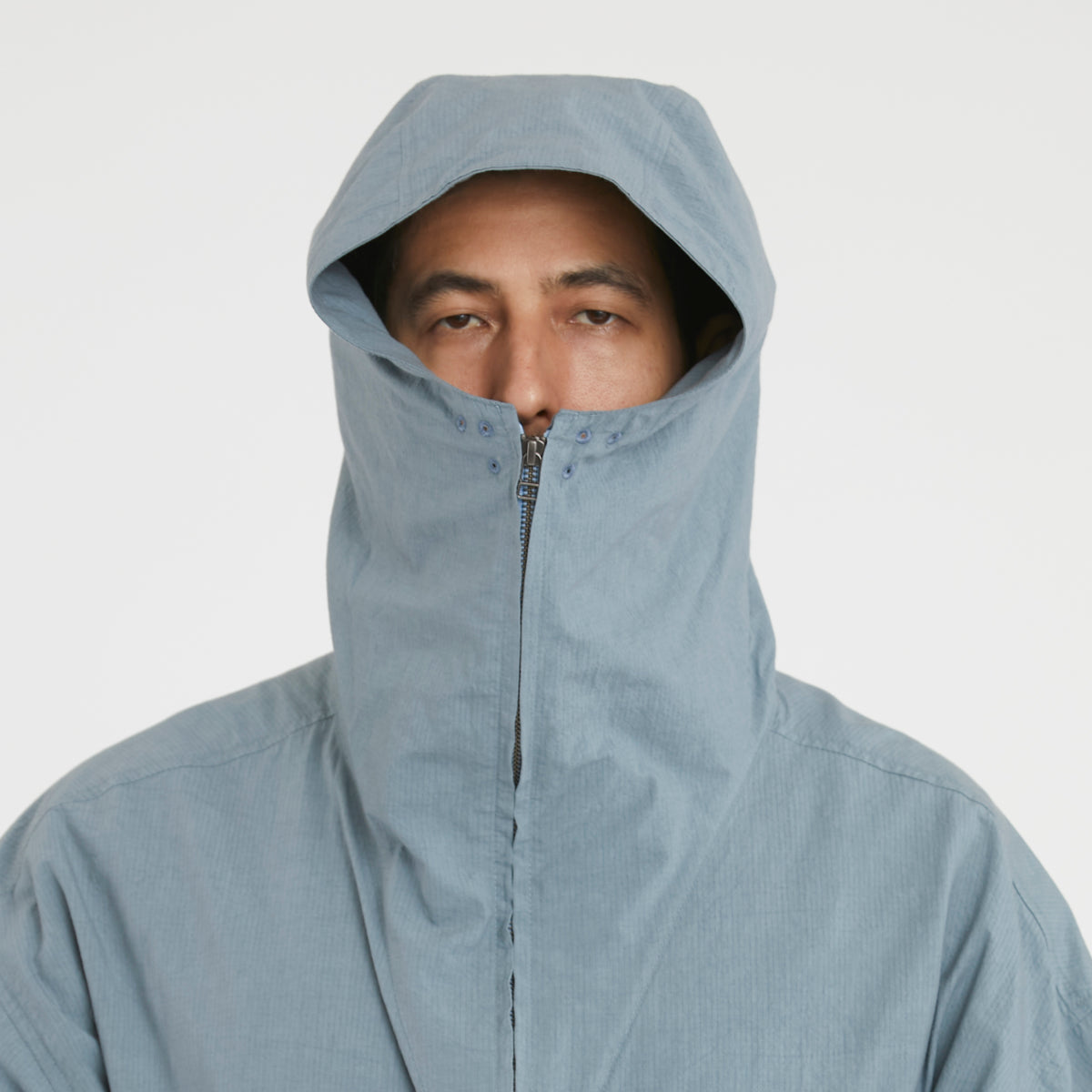 Ridge Jacket - Slate Blue Organic Cotton Ripstop