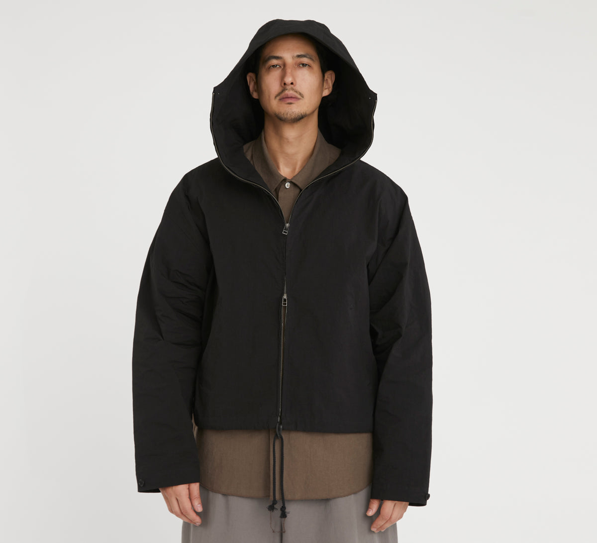 Ridge Jacket - Black Cotton / Nylon WR