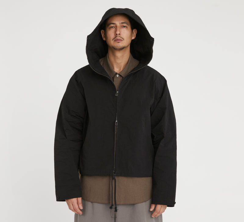 Ridge Jacket - Black Cotton / Nylon WR