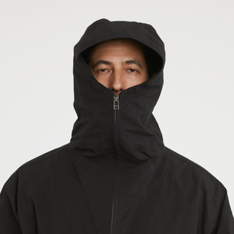 Ridge Jacket - Black Cotton / Nylon WR