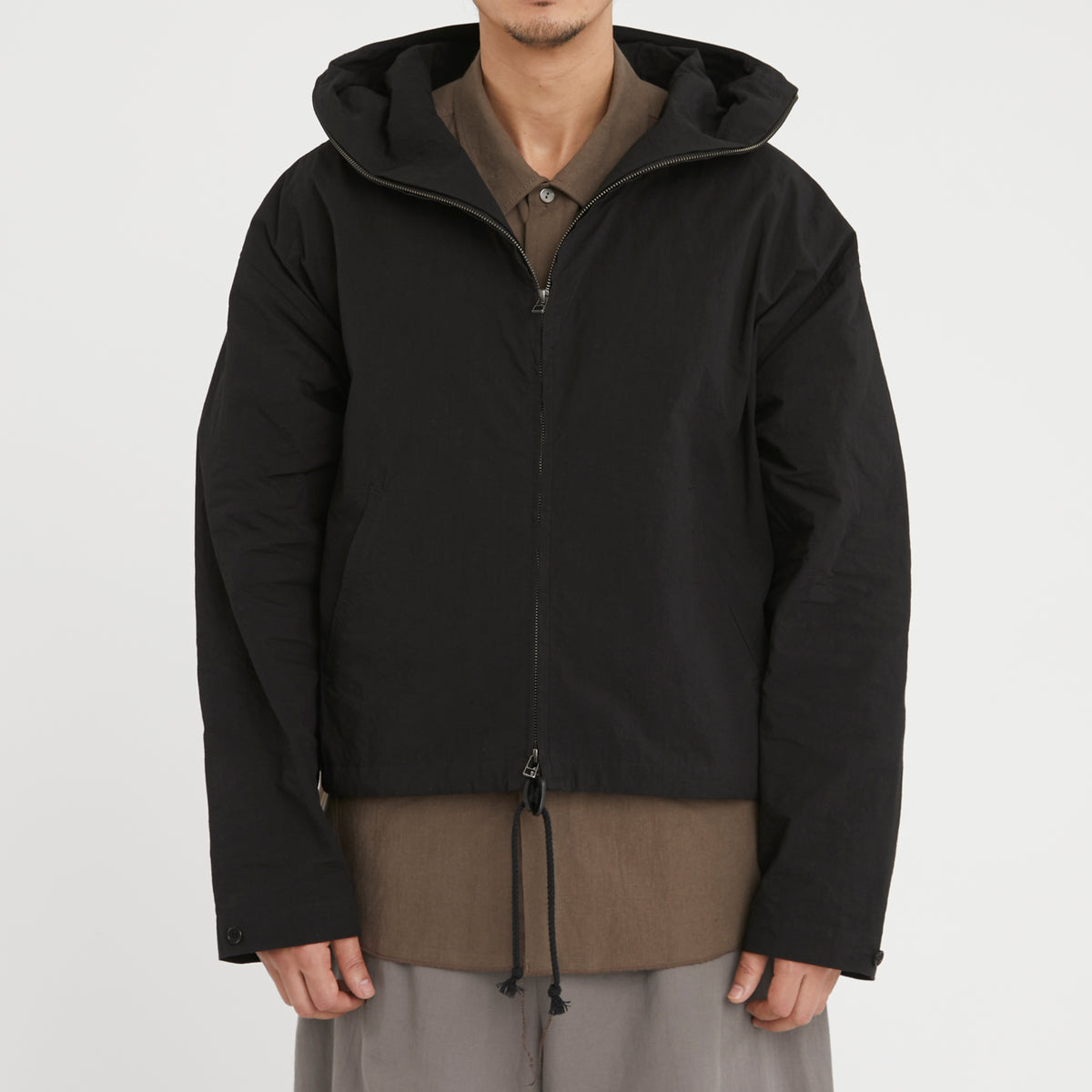 Ridge Jacket - Black Cotton / Nylon WR