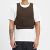 BP Vest - Brown Quilted Recycled Nylon WR