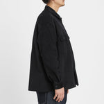 Park Shirt/Jacket - Black Cotton Corduroy