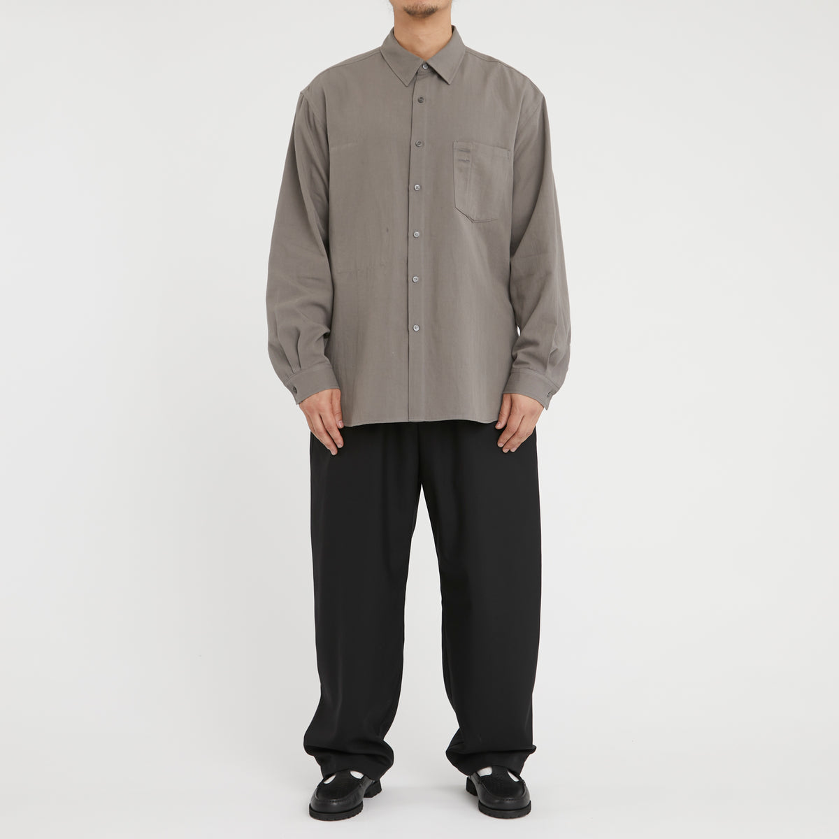 Scribe Shirt - Grey Cotton / Hemp